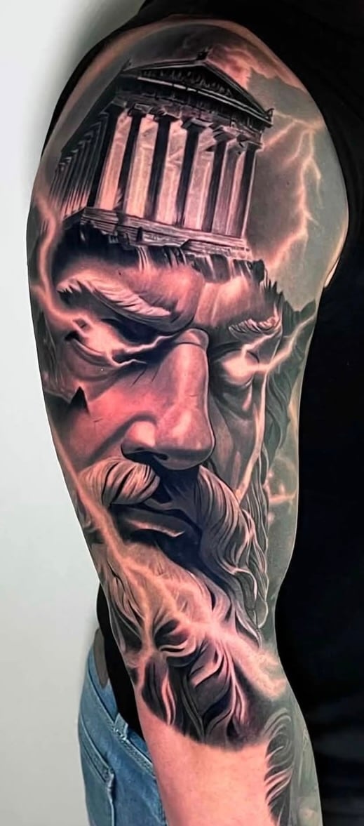 Custom tattoo work by Jeff Poehls