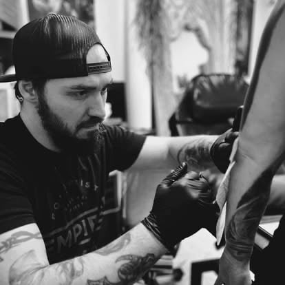 Jeff Poehls at work