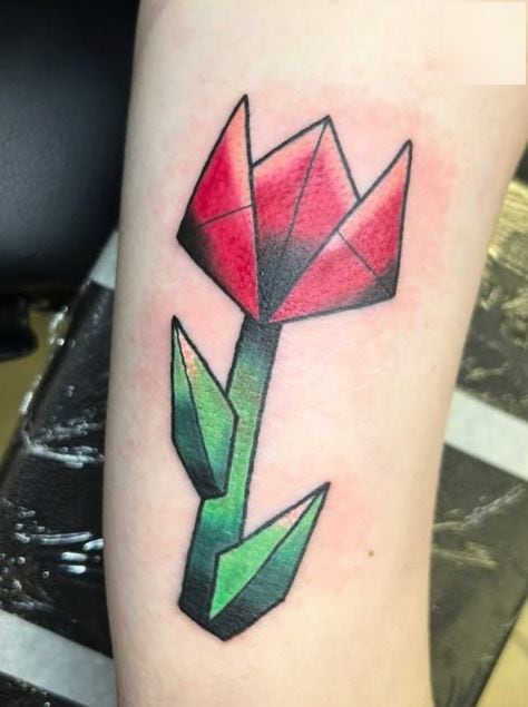 Illustrative tattoo by Luke Pagel