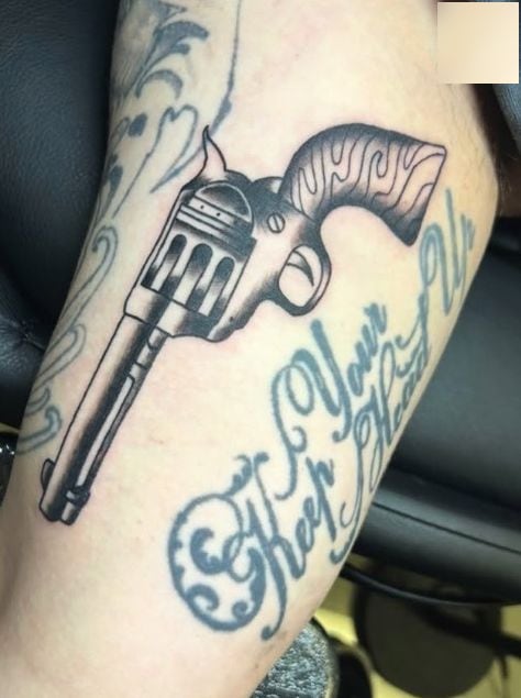 Traditional tattoo by Luke Pagel