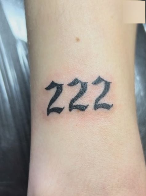 Lettering tattoo by Luke Pagel